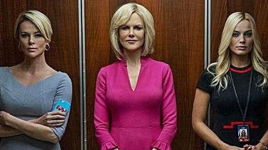 Charlize Theron, Nicole Kidman i Margot Robbie protagonitzen aquesta història centrada en les dones