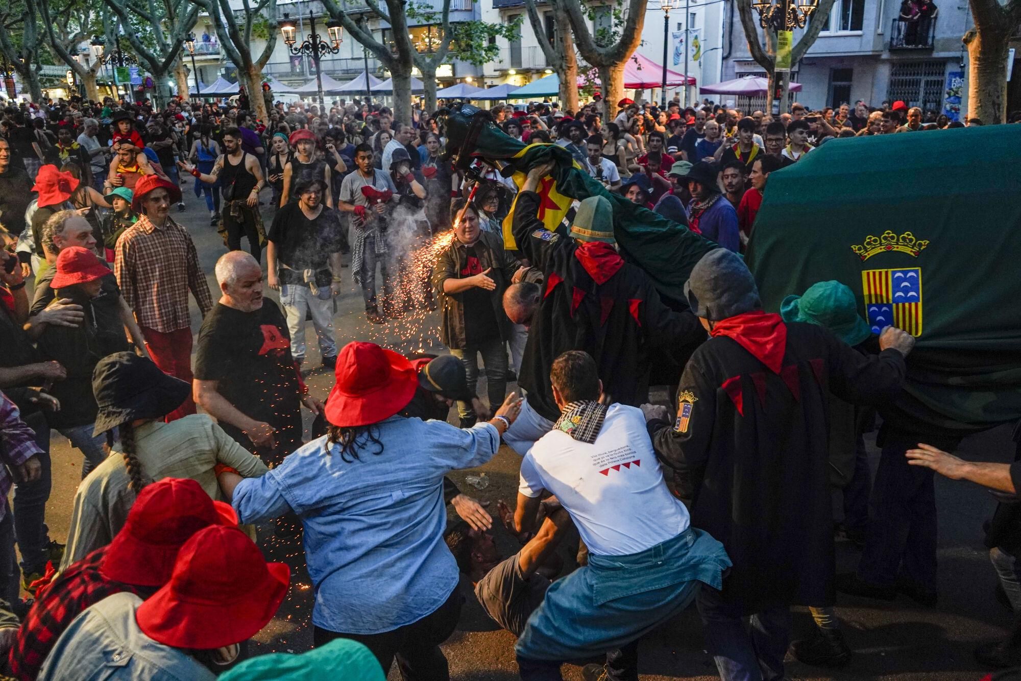 Passacarrers de Patum de dissabte