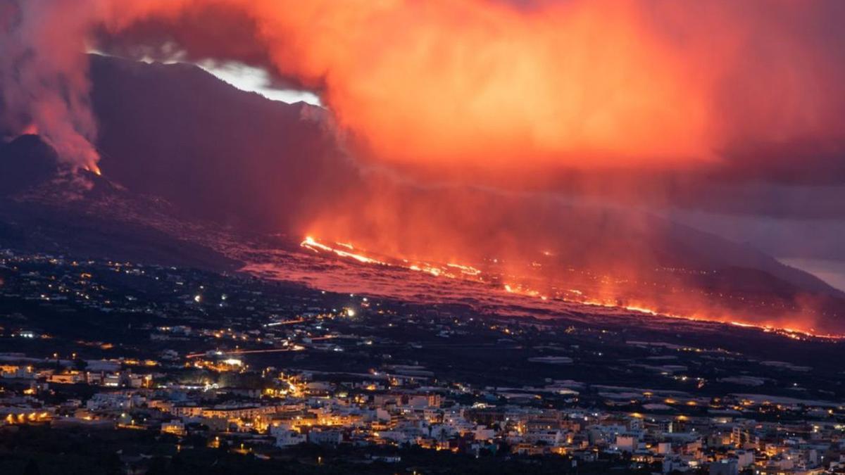 El volcán