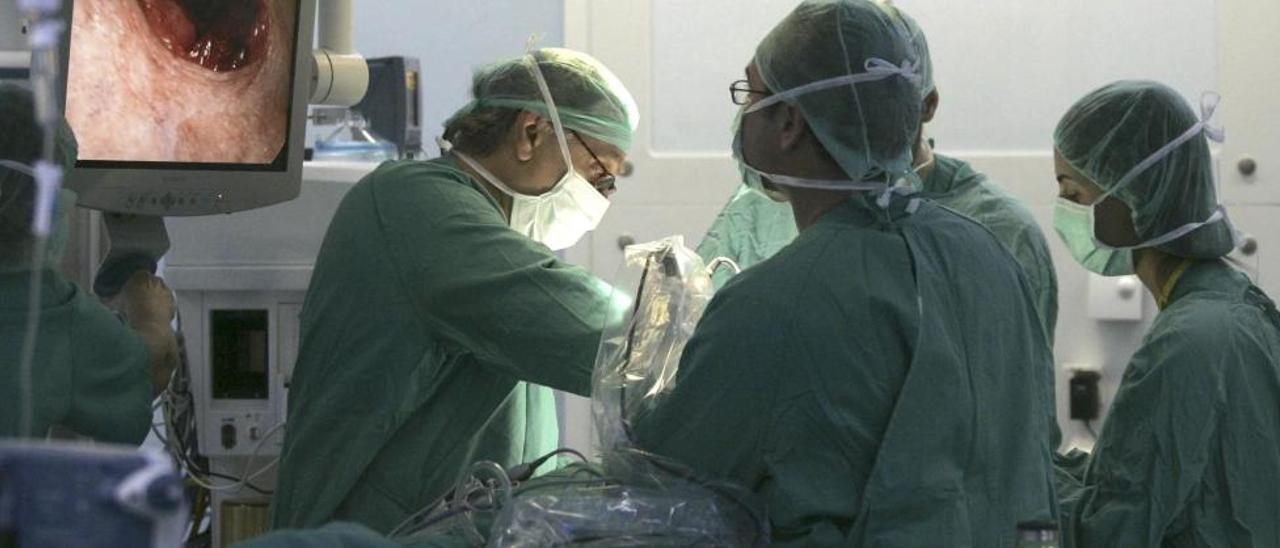 Intervención en un hospital valenciano.