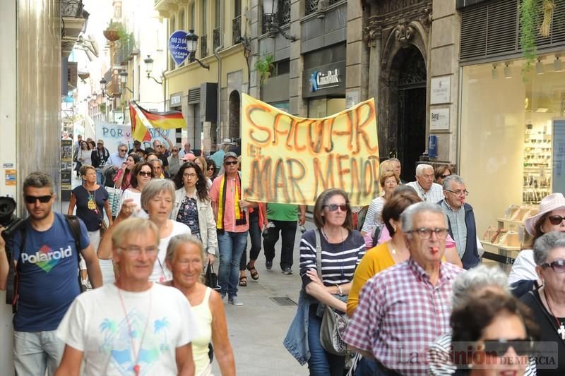 Los lodos del Mar Menor llegan a Murcia