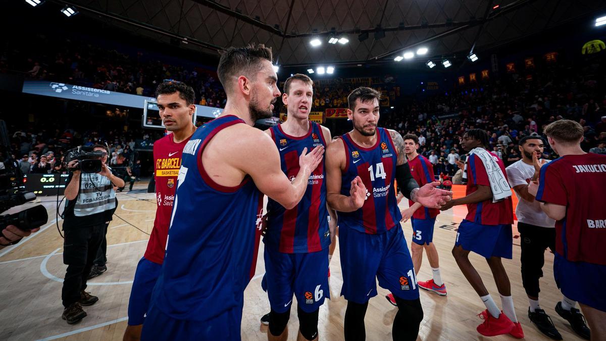 Los azulgrana viven un momento muy dulce que arrancó con cinco victorias en el Palau