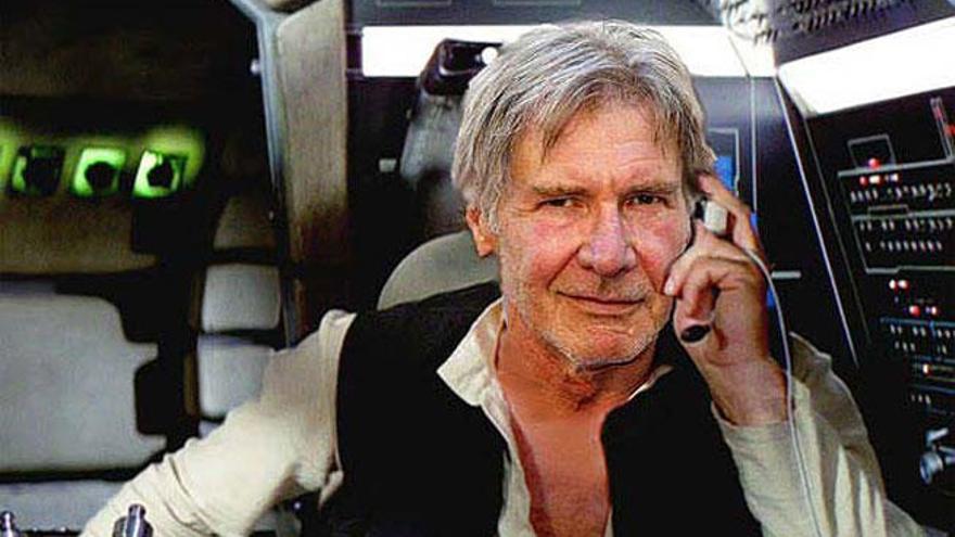 Harrison Ford es Han Solo.