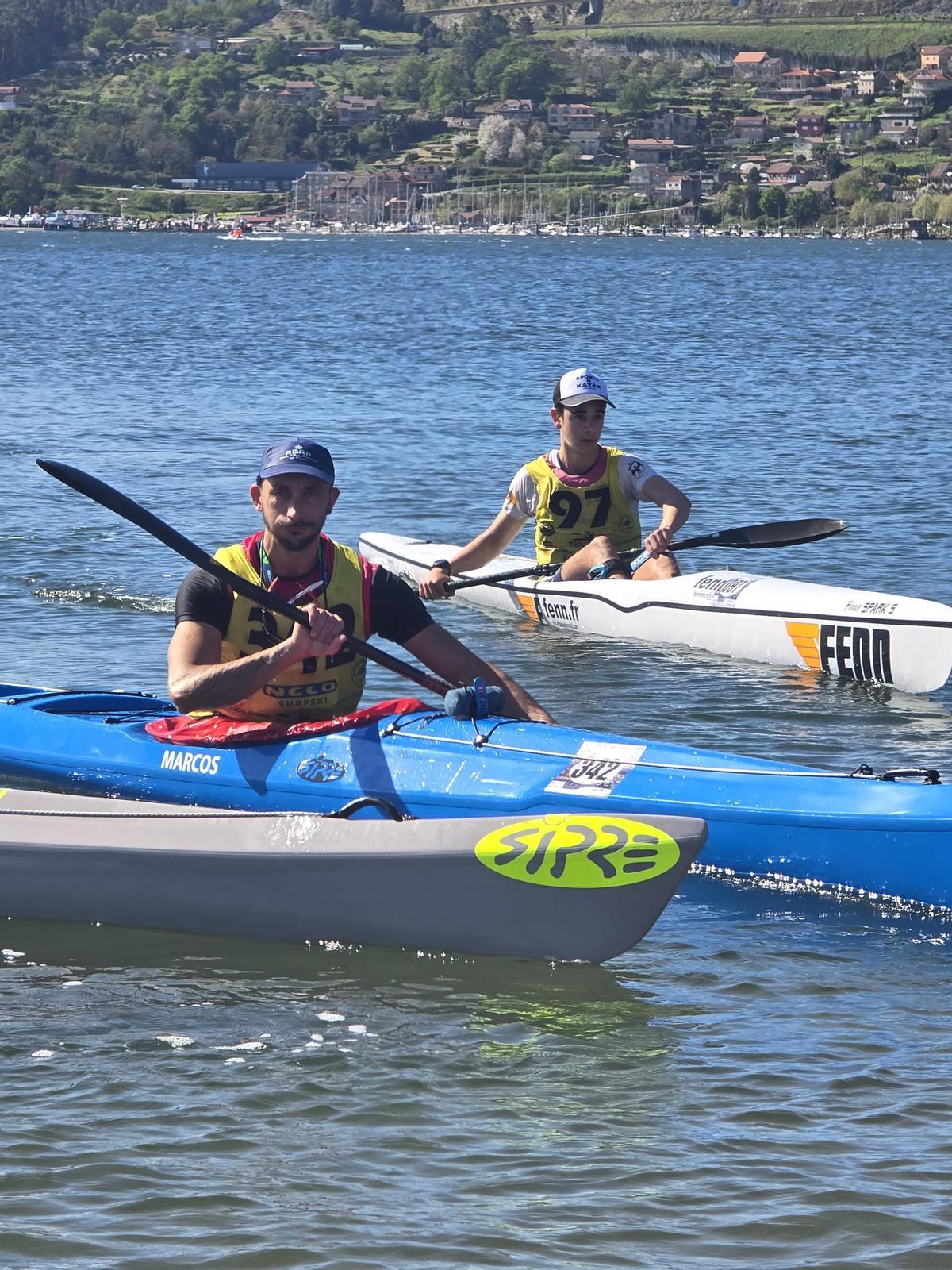 Marcos Climent durante la competición.
