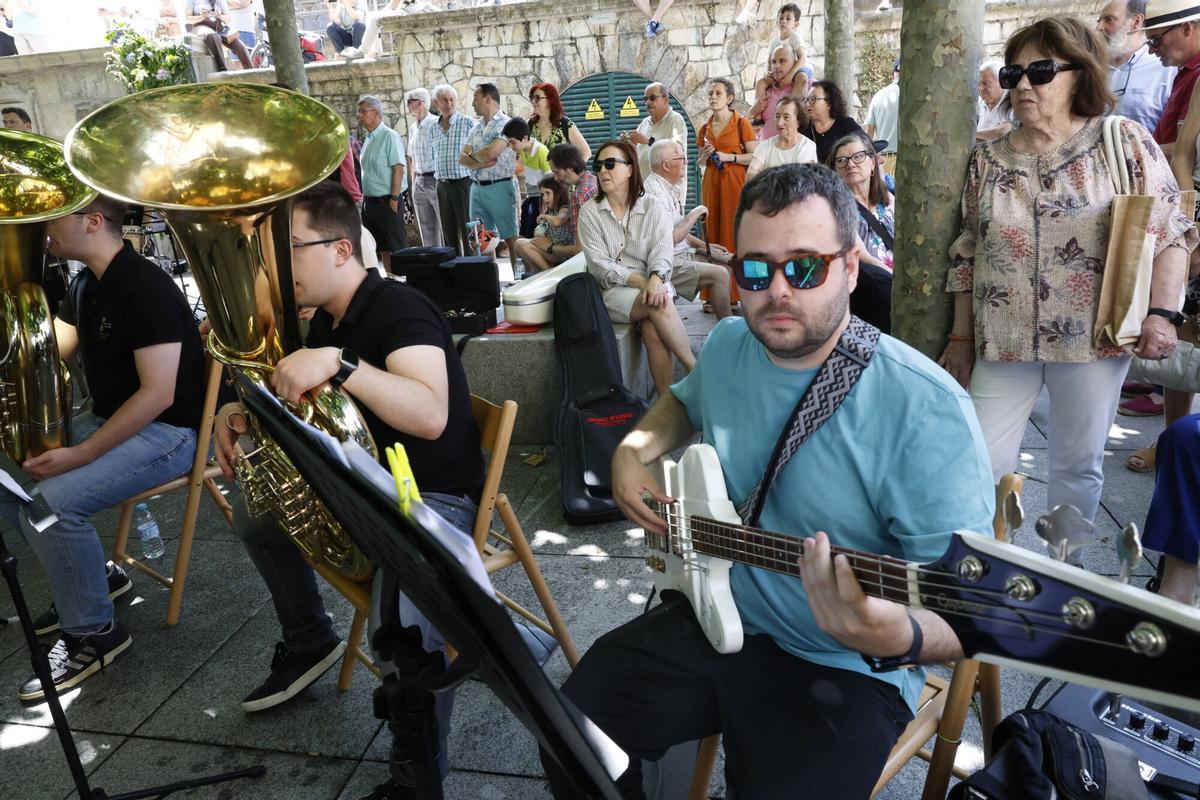 En imágenes: Celebración del día de la música en Avilés