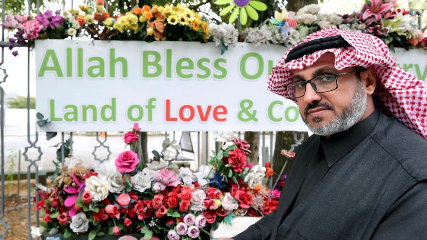 Homenaje en una de las mezquitas víctimas del atentado en Nueva Zelanda