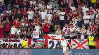 Peque valora el triunfo del Sevilla al Rayo: "El equipo ha competido muy bien y se ha dejado todo"