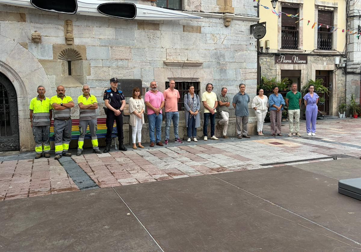 Minuto de silencio en Ribadesella