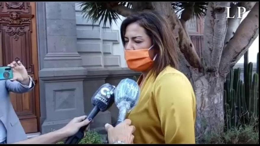 Evelyn Alonso: "No es momento para hablar de mociones de censura"