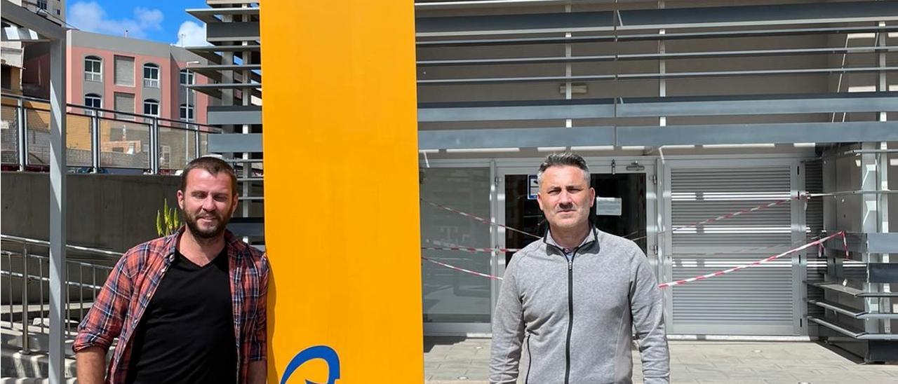 Javier López Marcos (izquierda) y Daniel López Fernández en la ULPGC.