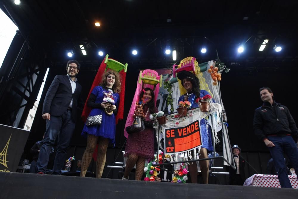 Entrega de premios del Antroxu de Gijón