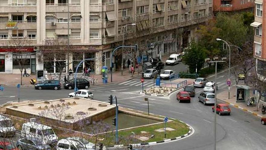 Vista aérea de la zona donde ocurrió el suceso, junto a la plaza América