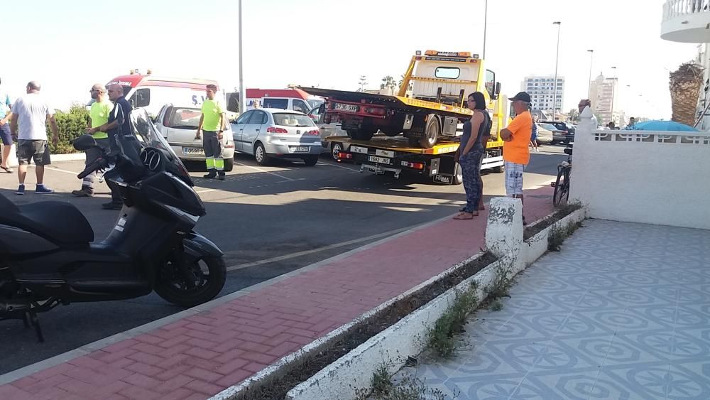 Accidente con dos camiones en Torrevieja