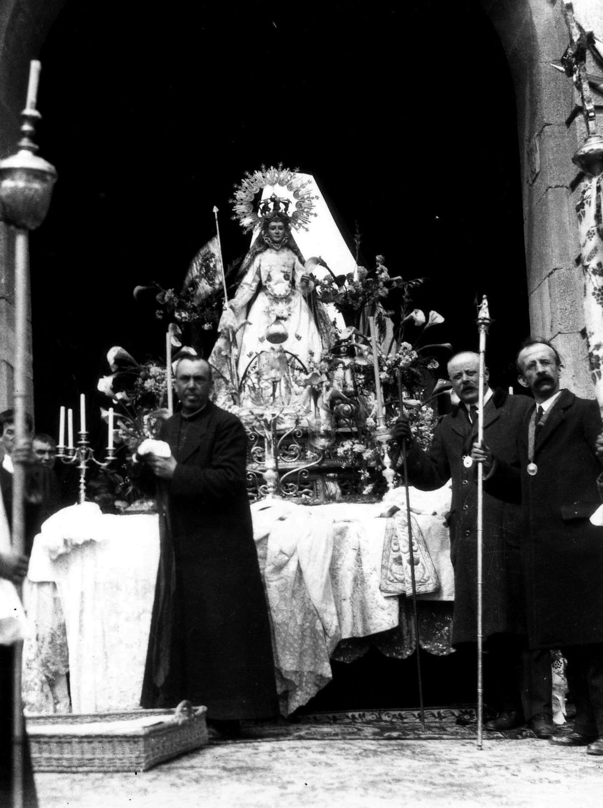 Virgen de la Concha en el año 1920.