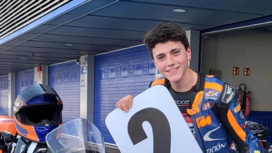 Alberto Beltrán queda segundo en la primera prueba de la Copa KTM en Jerez de la Frontera