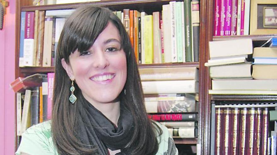 Patricia Ana Argüelles Álvarez, en su domicilio de Gijón.