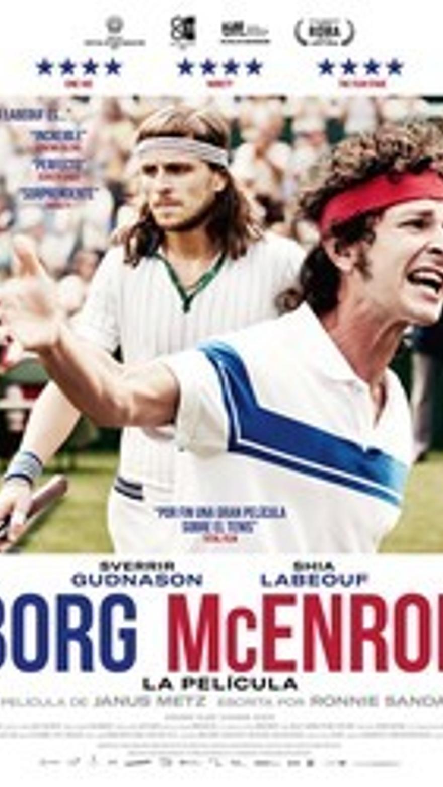 Borg McEnroe. La película