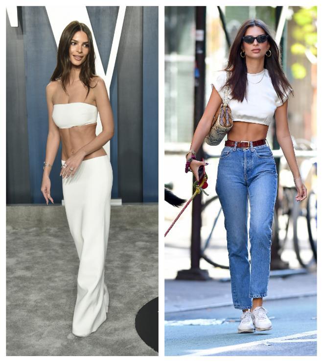 Dos looks que definen el estilo de Emily Ratajkowski