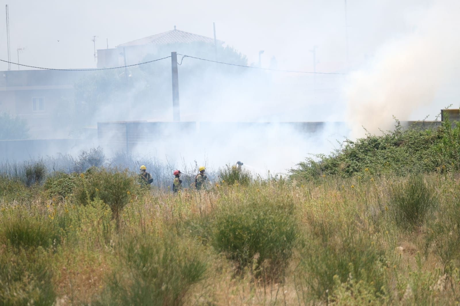 Incendi a la zona oest de Figueres