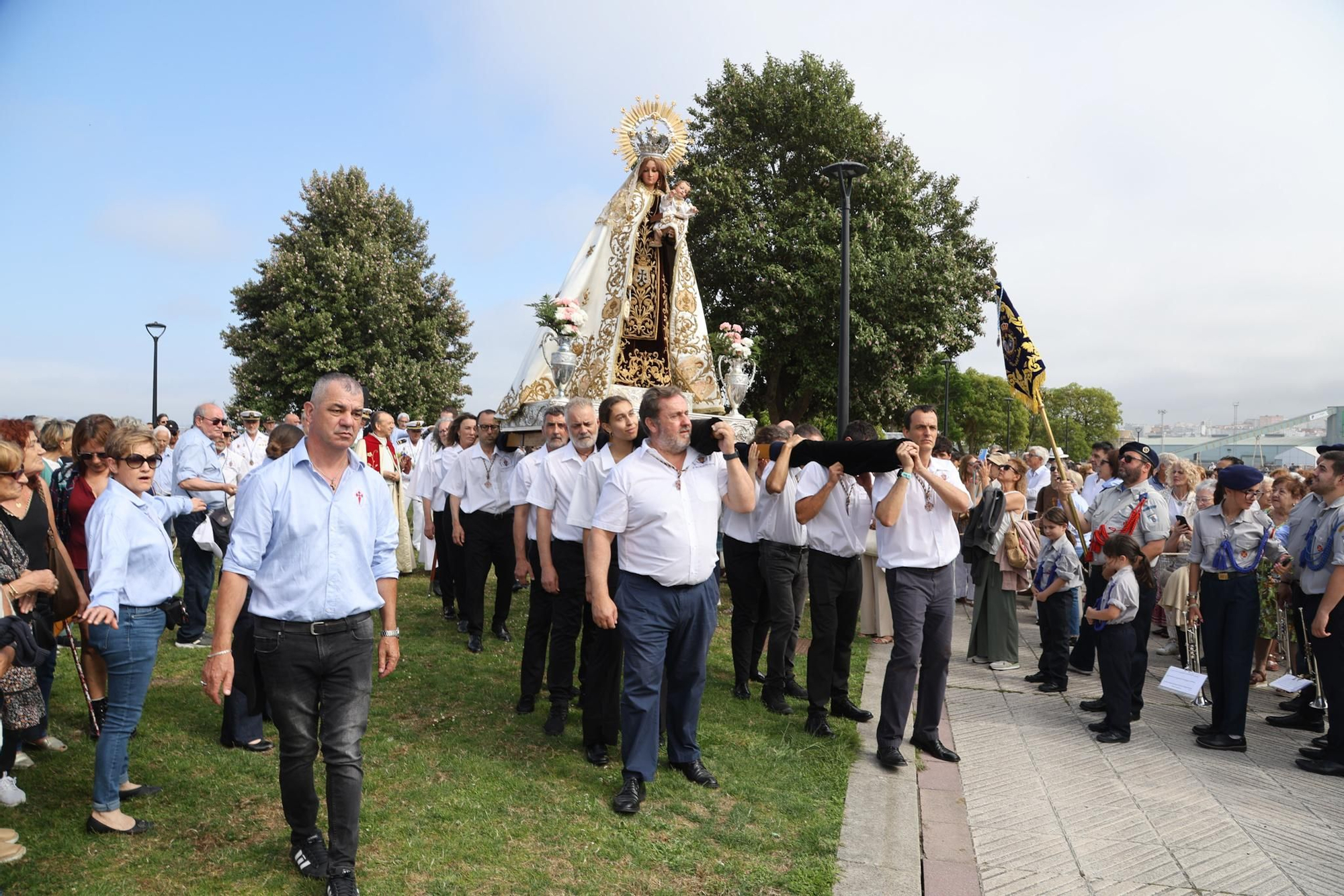 Procesión de la Virgen del Carmen en A Coruña