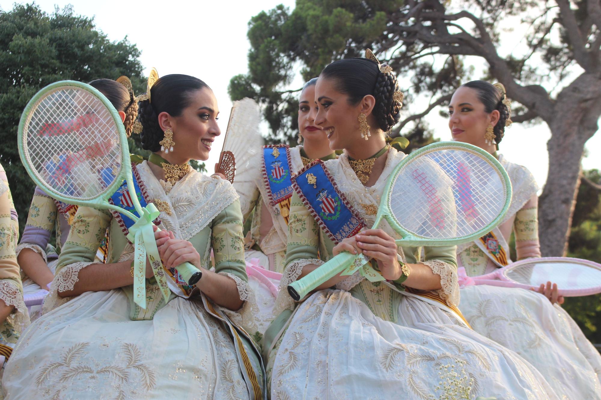 Fin de Feria para Carmen, Nerea y las cortes 2022 en la Batalla de Flores