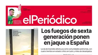 La portada de EL PERIÓDICO del 14 de agosto de 2025