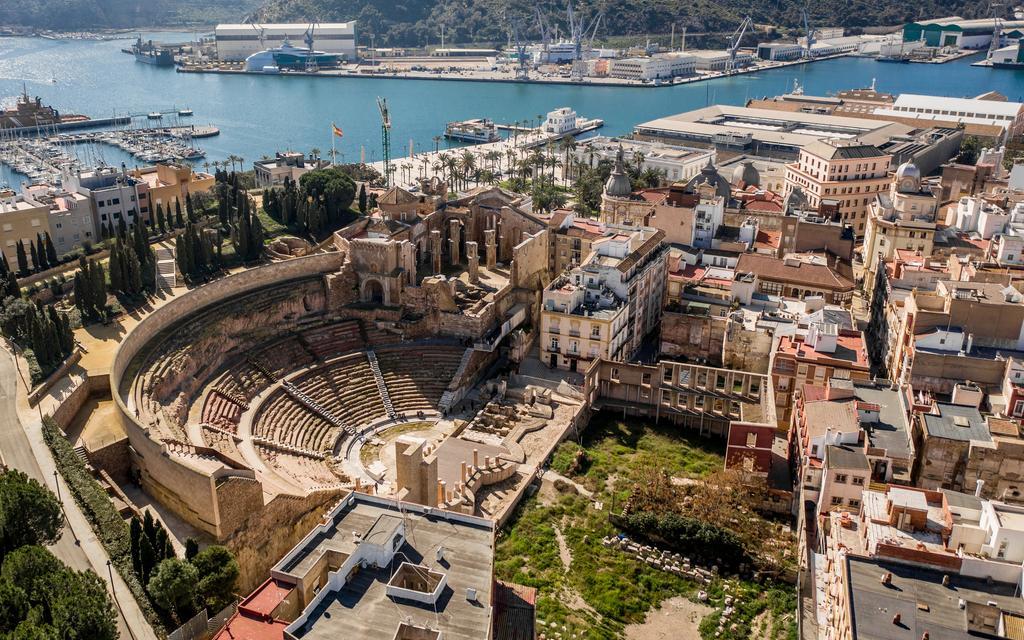 El Teatro romano de Cartagena está integrado dentro de la ciudad