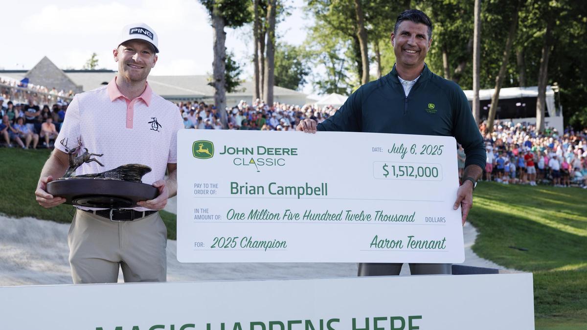 Campbell lograba su segunda victoria en el PGA Tour y el billete para el Open Championship