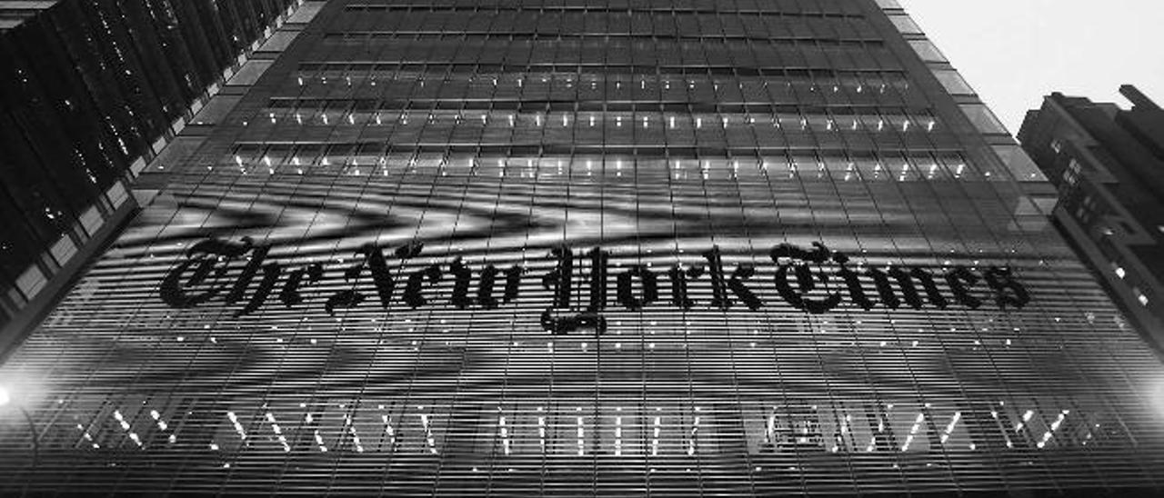 Fachada principal del &#039;New York Times&#039;.