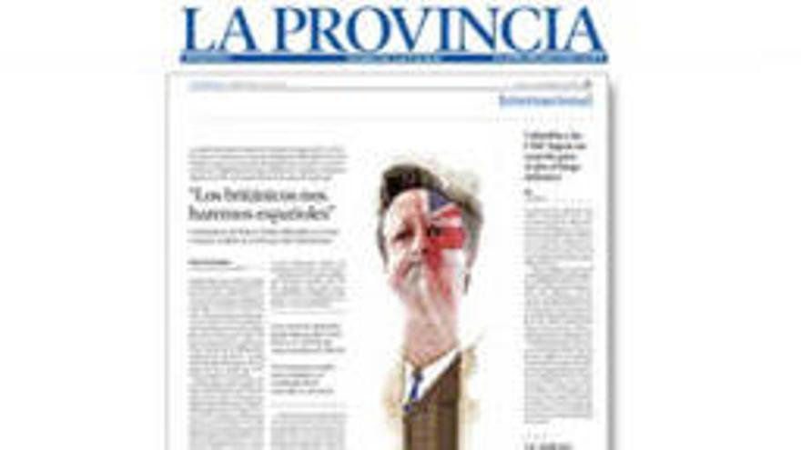 Nuevo premio para la ilustración de David Cameron de La Provincia