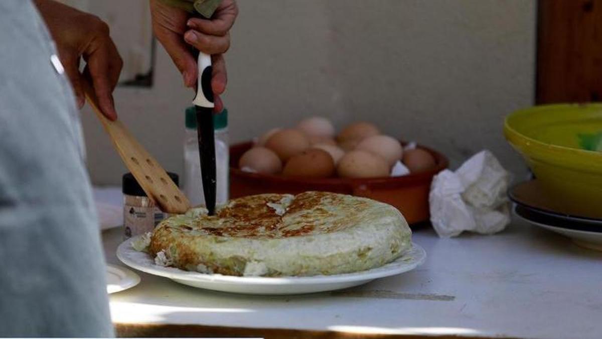 Imagen de archivo de una tortilla.