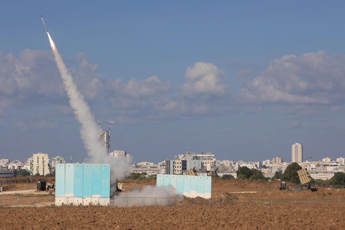 Ataque desde Gaza a Israel.