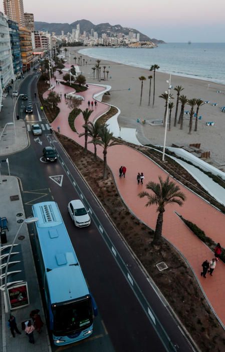 Benidorm peatonaliza la avenida Armada Española