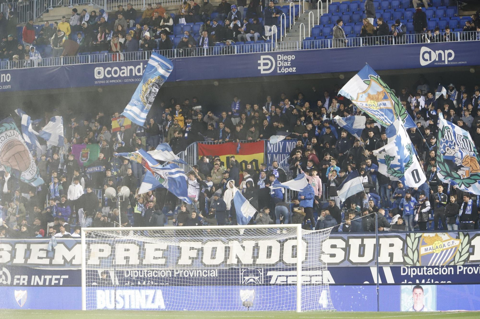 El Málaga CF - Real Oviedo, en imágenes