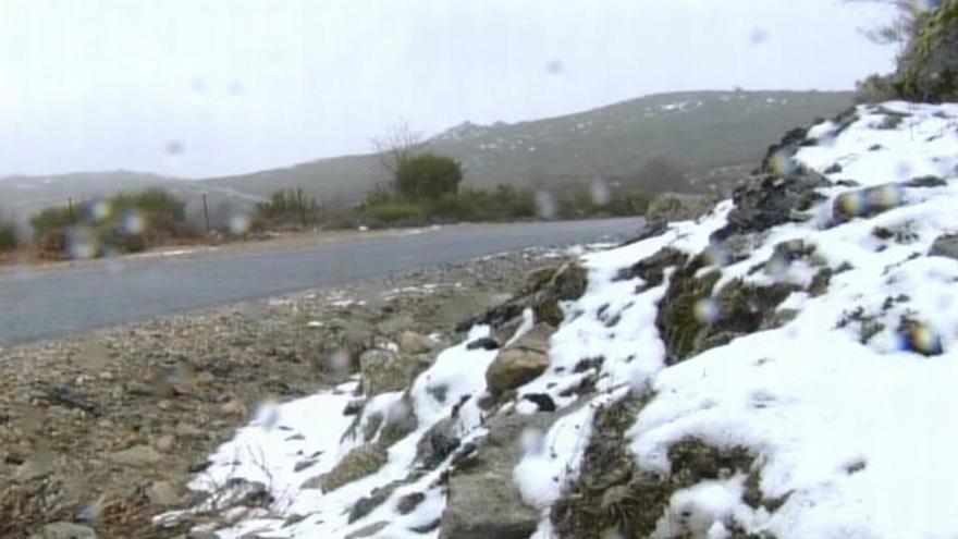 El 112 ha atendido 90 incidentes por la alerta de nieve en Extremadura este fin de semana