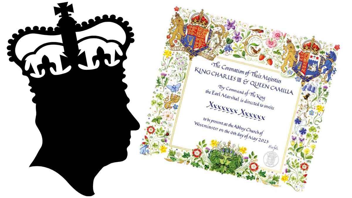 Crea la teva invitació per a la coronació de Carles III amb la carta original