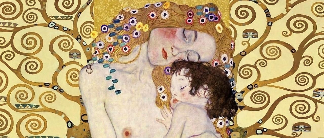 Maternidade, cadro de Gustav Klimt (1905).