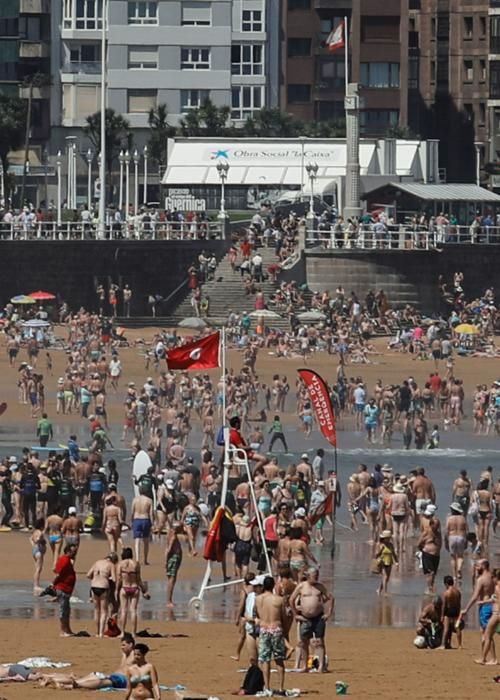 Día de playa en Asturias