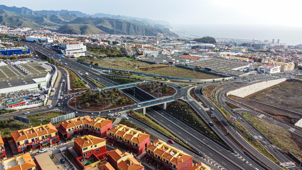 Panorámica de los municipios de La Laguna y Santa Cruz de Tenerife.