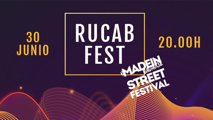 Cartel del festival Rucab Fest de la Fundación CB