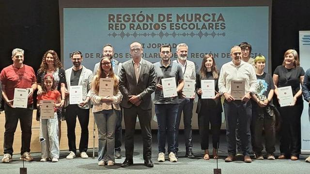 El consejero de Educación y Formación Profesional, Víctor Marín, participa en el I Encuentro de la Red de Radios Escolares.