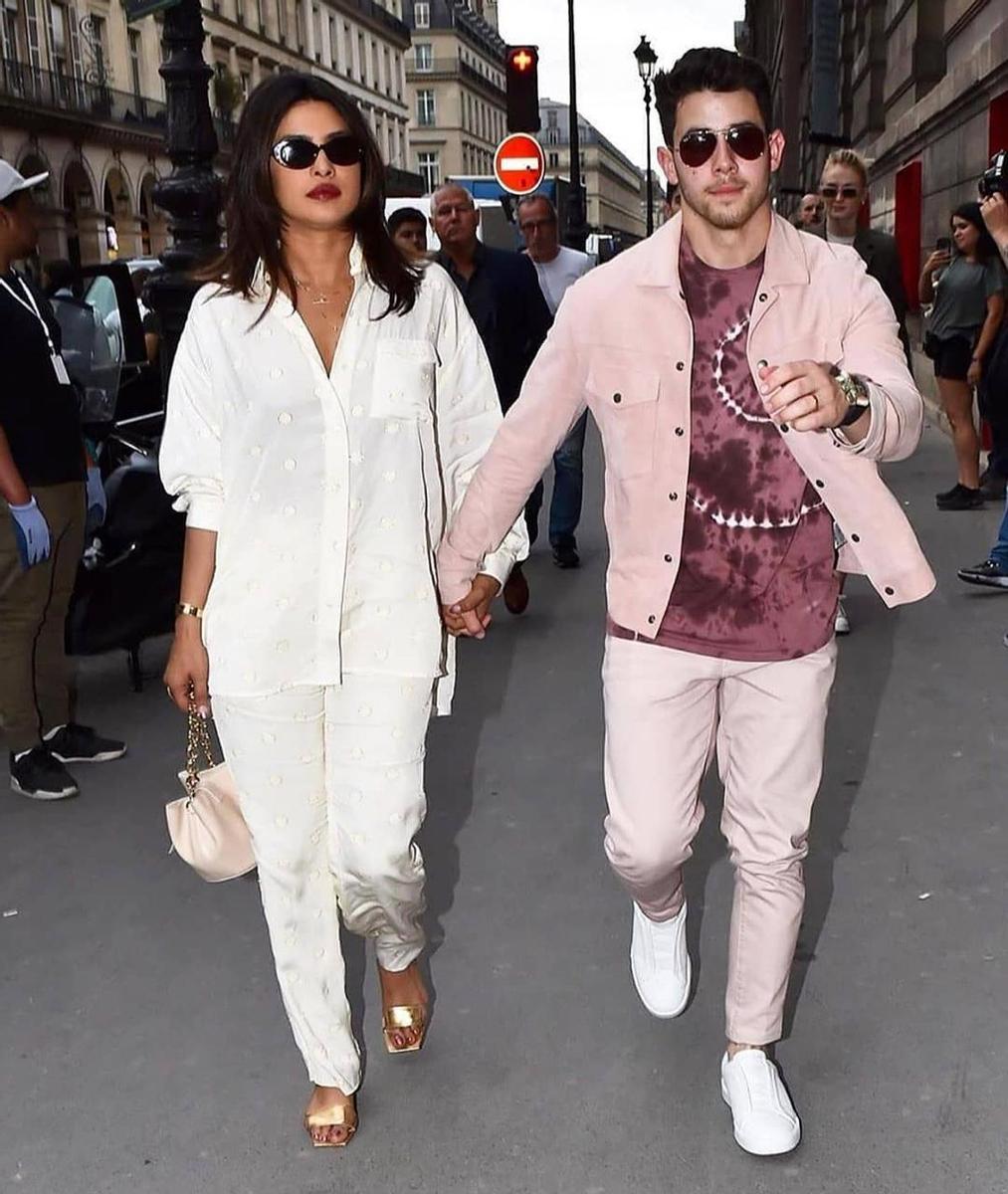 Priyanka Chopra Jonas y Nick Jonas. Instagram @fazzprandevents
