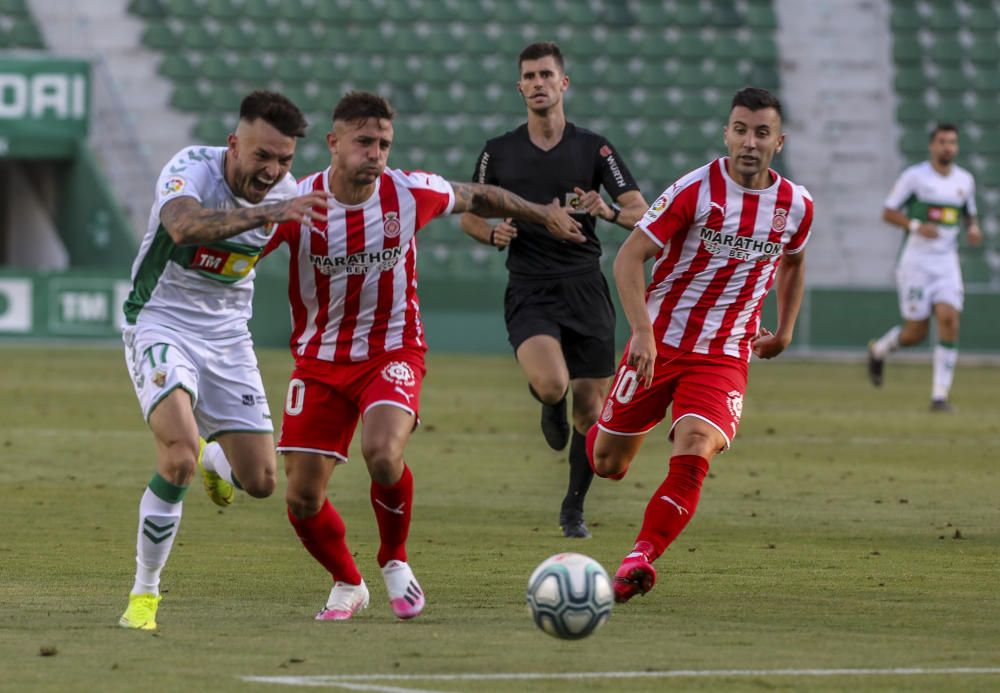 Un gol de Escriche, tras una espectacular galopada de Josan, permite a los franjiverdes sumar la primera victoria tras el parón y situarse de nuevo en puestos de «play-off»