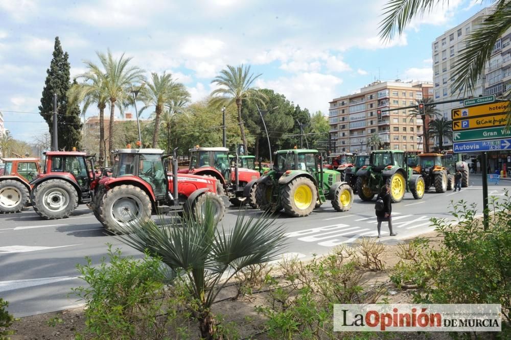 Manifestación de los agricultores por el Mar Menor en Murcia