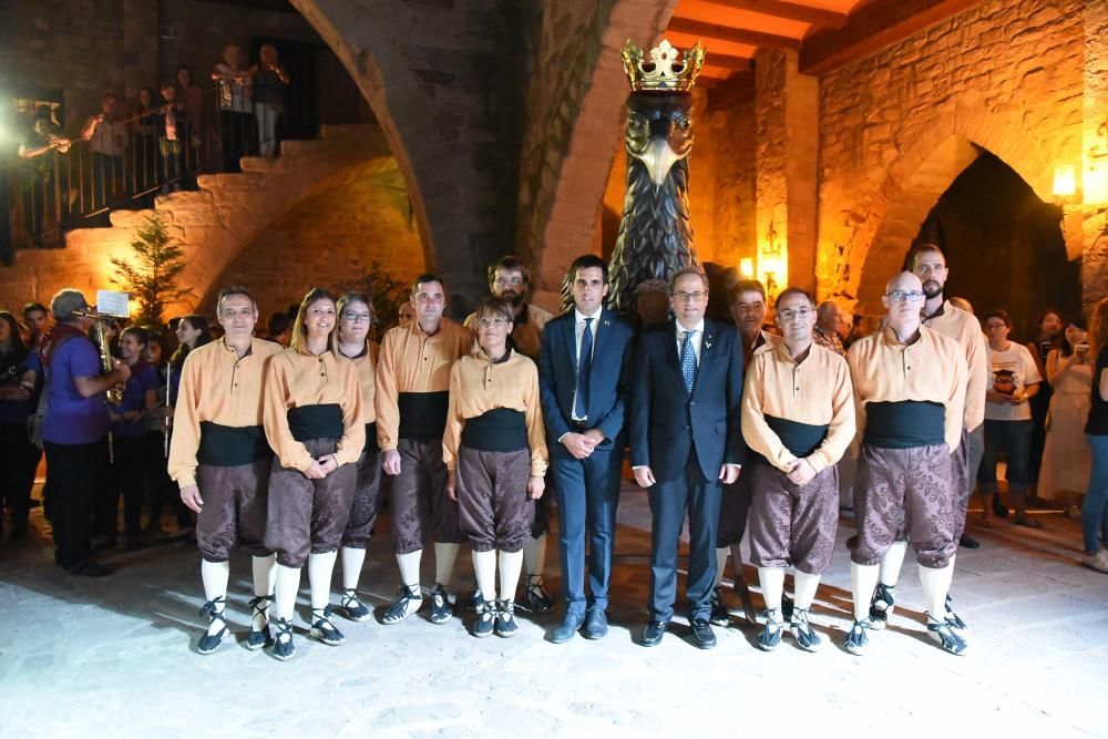 Visita de Torra a Cardona i representació del setge i caiguda del municipi en mans de les tropes borbòniques