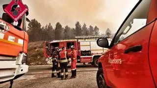 El Consell pide a los ciclistas que eviten la zona del incendio de Tàrbena para no entorpecer la extinción