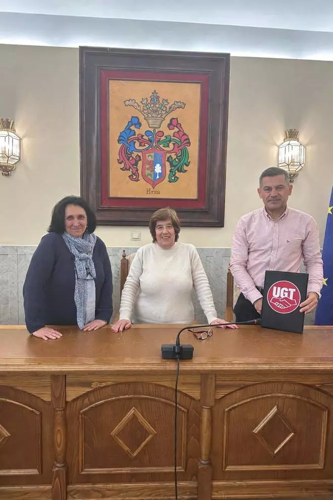 El Ayuntamiento de Hervás y UGT acuerdan una subida salarial del 20 por ciento para el personal municipal con efecto retroactivo
