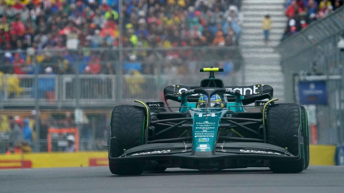 Fernando Alonso, durante el GP de Canadá