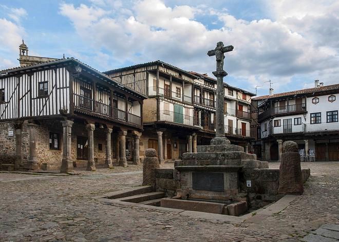 Plaza Mayor de La Alberca, en Salamanca