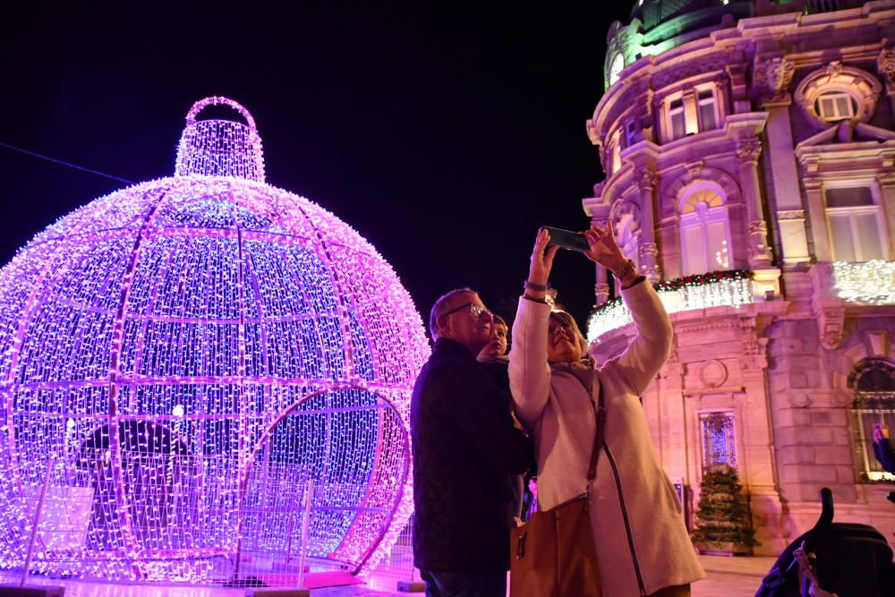 Encendido de luces de Navidad en Cartagena